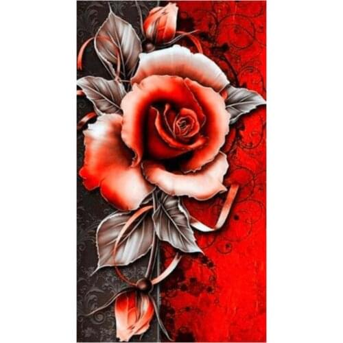Rose diamond painting flowers full rhinestone embroidery animals mosaic sticker decor diamond tapestry posters wall papers gift