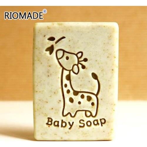 Giraffe Handmade Baby Soap Stamp Cartoon Animal Pattern Transparent Natural Soap Stamps Acrylic Imprint Stamp Custom For Soap