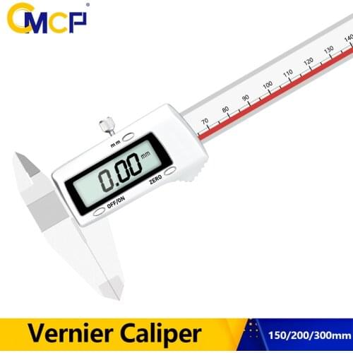 CMCP Vernier Caliper Stainless Steel Digital Caliper Electronic Caliper Meter Mircometer Gauge Measuring Tool 0-150/200/300mm