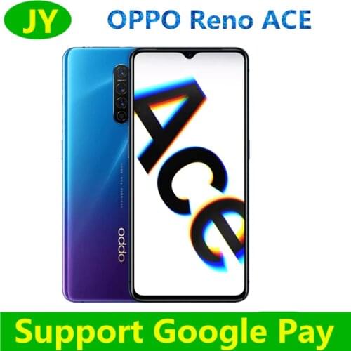 New Oppo Reno Ace 4G LTE Mobile Phone Snapdragon 855 Plus 90HZ display AMOLED 8G RAM 128G ROM 65W Super VOOC Smart phone