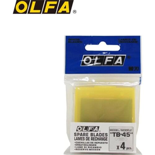 OLFA TB-45 45mmx0.45mm Replacement Blade(4pcs) for Scraper T-45