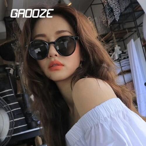 GAOOZE Luxury Woman Sunglasses Women 2021 Round Glasses Women Designer Sunglasses for Men Vintage Retro zonnebril dames YJ036