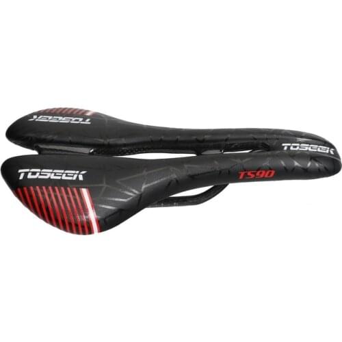 Super Lightweight Hollow Breathable T800 Carbon Fibre Leather MTB Road Bike Saddle Front Seat Mat Mountain Bicycle Accessories