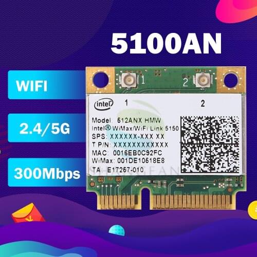 Wifi Card for intel 5100AN 512ANHMW Hafi Mini PCIe SPS:572507-001 Wireless WLAN Wifi Card Module for hp laptop