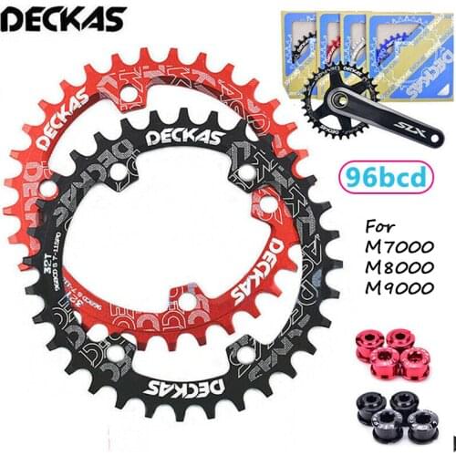 DECKAS 96BCD-S Mountain Bike Chainring 32T 34T 36T 38T MTB bicycle Chain Ring Round Oval Chainwheel Fit SHIMANO XTR XT SLX