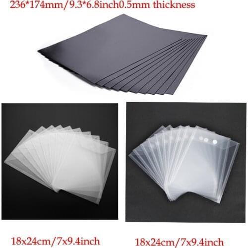 10Pcs/Lot Rubber Soft Magnetic Sheets And Cutting Dies Storage For Cutting Dies Storage Easy Convenient To Paste Convenient Bags