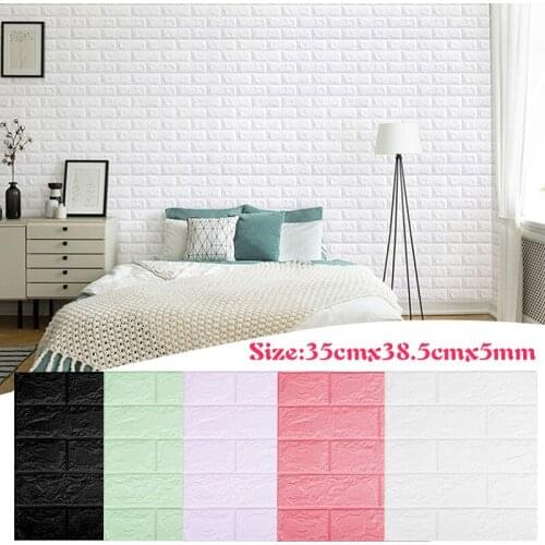 3D Wall Stickers Imitation Brick Kitchen Decor Waterproof moisture-proof Self-adhesive Wallpaper For Home Backdrop Decor Обои