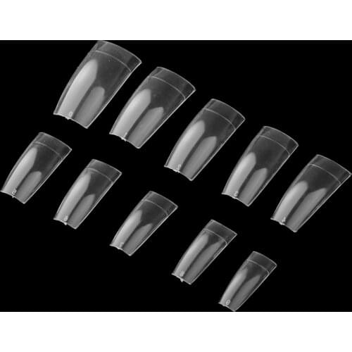 500pcs/Set French Women Clear Natural French Artificial False Fake Nails Tips