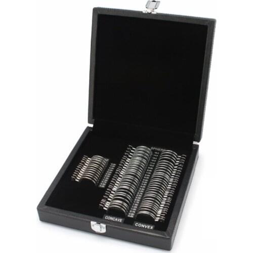 68 pcs Optical Trial Lens Set Metal Rim leather Case Optical Lens Set