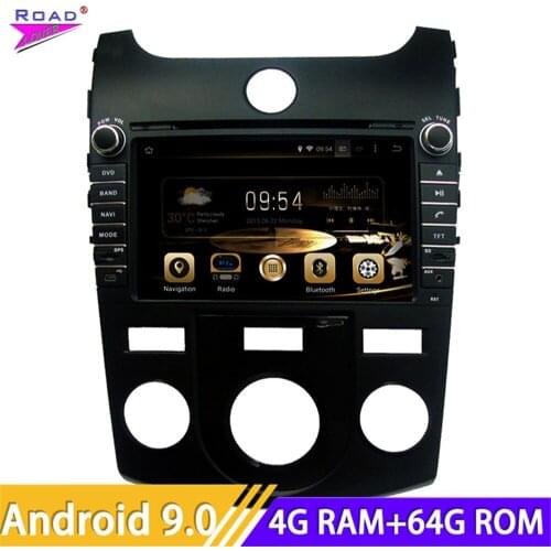 Roadlover Android 9.0 Car DVD Player Radio For KIA Cerato Forte Manual 2008 2009 2010 2011 2012 Stereo GPS Navigation Magnitol