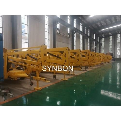 Towable Boom Lift 2020 16m Mobile Articulated Truck Mounted Hydraulic Folding Arm