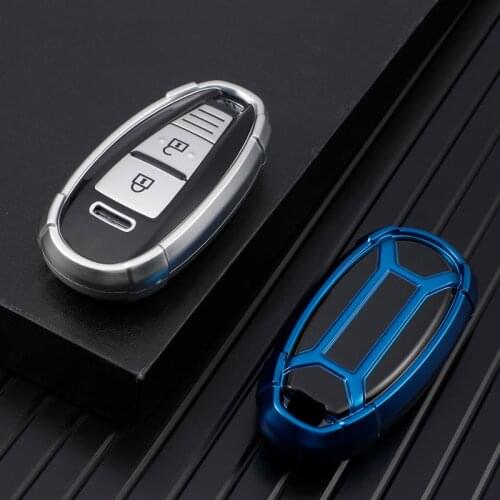 TPU Car Key Case Cover For Suzuki Swift Ignis Kizashi Sport SX4 Baleno Ertiga SCORSS Grand Vitara 2016-2019 FOB Ring