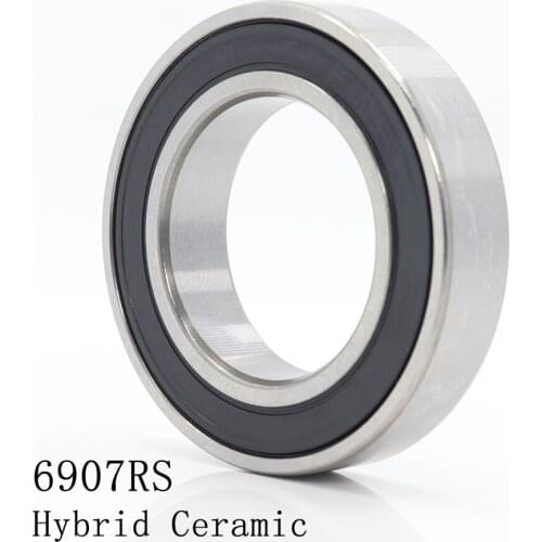 6907 Hybrid Ceramic Bearing 35x55x10 mm ABEC-1 ( 1 PC ) Bicycle Bottom Brackets & Spares 6907RS Si3N4 Ball Bearings