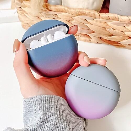 Gradient Case For Huawei Freebuds 4 3 Earphone Protective Cover For Freebuds 3 Freebuds 4 Colorful Cases For Huawei Freebuds 3 4