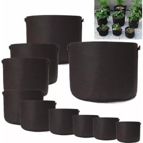 Heavy Duty 5 30 Gallon Garden Planting Bag Vegetable Growing Bags Potato Tomato Planter Bags Fabric Garden Pots with Handles