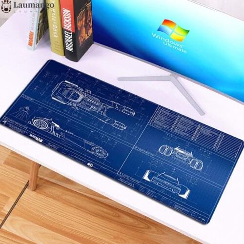 Gamer Mouse Pad Keyboard Mat Gaming Pc Complete Pads Batmobile Blueprints tank Desk Girl Table Computer Xxl Carpet Desktop Mice