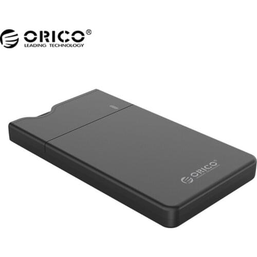 ORICO 2.5'' HDD Case SATA to USB3.0 Portable HDD SSD External Hard Disk Enclosure with Integrated Data Cable Support 4TB HDD