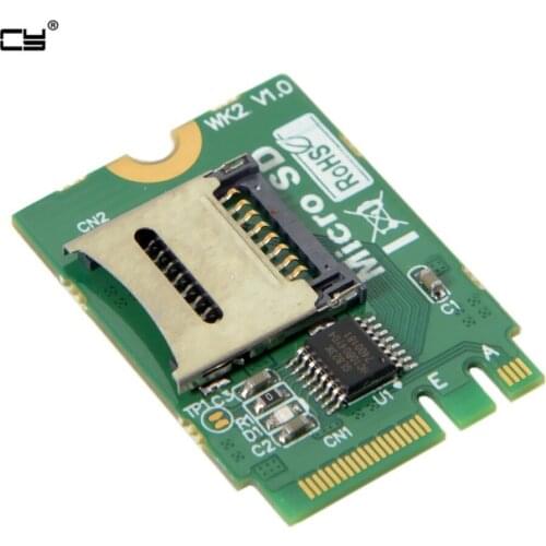 M2 NGFF key A.E WIFI Slot To Micro SD SDHC SDXC TF card Rearder T-Flash Card M.2 A+E Card Adapter Kit