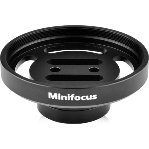 M67 Lens Holder Aluminum Underwater 67mm Lens Mount Base Holder, Macro and Wide Angle Lens Holder on Diving Light Arm Brackets