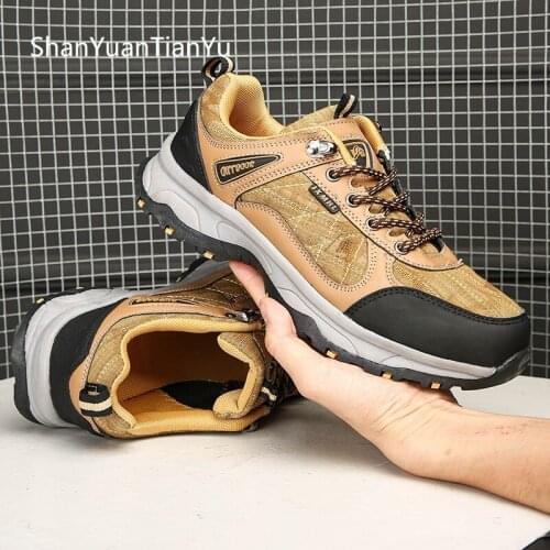 Rock Climbing Shoes Men Outdoor Sport Trekking Hiking Sneakers Non-slip Hunting Boots Man Breathable Quality Trainers Male 2020