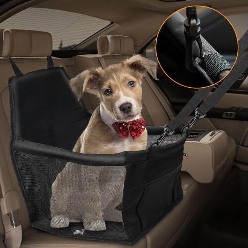 DEKO Dog Car Seat Cover Travel Folding Hammock Protector Pet Carriers Mesh Hanging Bags Pets Mat Caring Cat Basket Waterproof