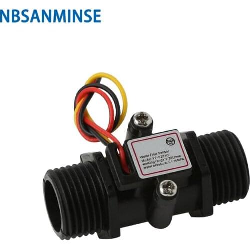 SMF-S201C G1/2 Inch Water flow sensor High Quality Used for Water heaters Campus swipe machine Water vending machines NBSANMINSE