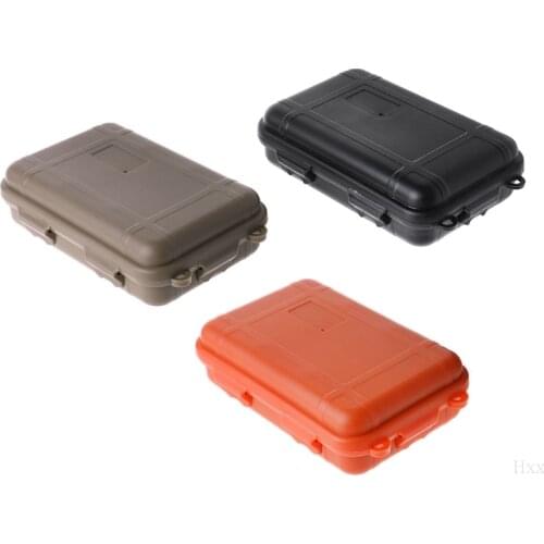 Outdoor Shockproof Waterproof Tool Box Airtight Case EDC Travel Sealed Container