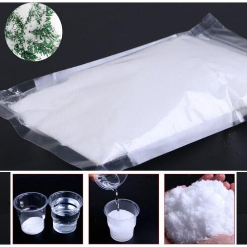 1kg Artificial Snow New Year Christmas Tree Decorations Instant Snow Powder Fluffy Snowflake
