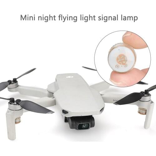 2PCS Mini Night Flying Signal Lamp for DJI Mavic Air 2 Drone Navigation Light LED Flash Lights Kit for Mavic MINI Accessories
