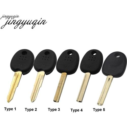 Jingyuqin 20pcs Transponder Key Blank For Hyundai Accent I30 IX35 ( Can Install Chip ) Verna Car Key Shell Case Replacement
