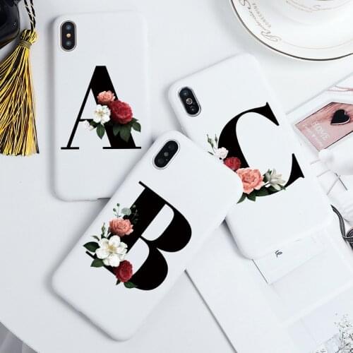 Custom letter Special Phone Case For iPhone 11 Pro XS Max XR X 6 6S 7 8 Plus SE 2020 12 Mini Coque For iPhone 7Plus TPU Silicone