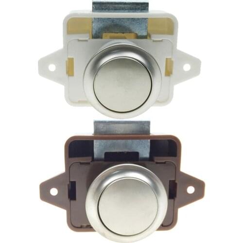 Camper Car Push Lock RV Caravan Boat Motor Home Office Cabinet Drawer Latch Button Locks for Furniture Hardware