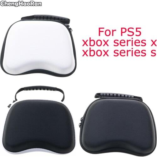 ChengHaoRan For Ps5/xbox series x/xbox series portable storage bag EVA hard shell wristband dual detection controller waterproof