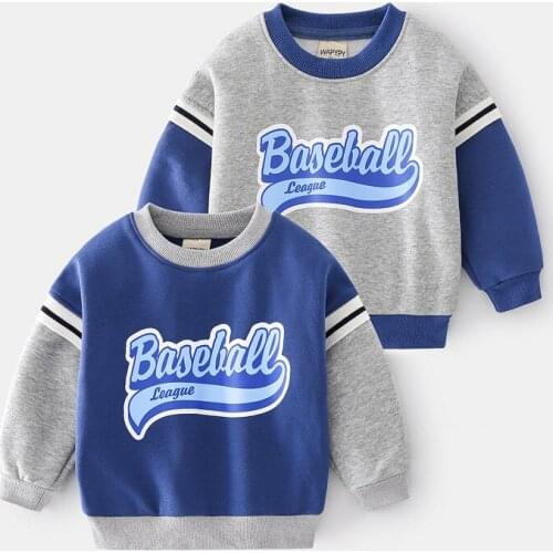 Kids Boys Clothes Thick Warm Sweatshirt Children Clothing Fleece Tops Fashion Letter Long Sleeve Autumn Winter Outwear Costume