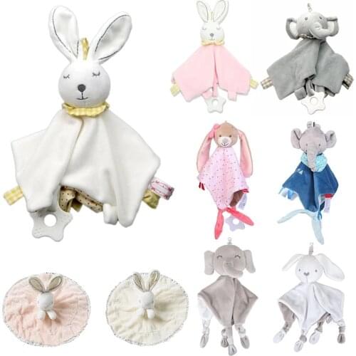 Baby Plush Stuffed Toys Bunny Soothe Appease Towel Appease Doll For Newborn Soft Comforting Towel Sleeping Toy Gift 0 12 Months