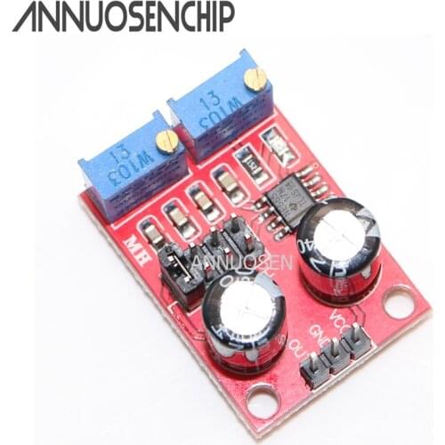 2PCS NE555 Adjustable Module Square Rectangular Wave Stepping Motor Driver LED Indicator Pulse Generator Frequency Duty Cycle