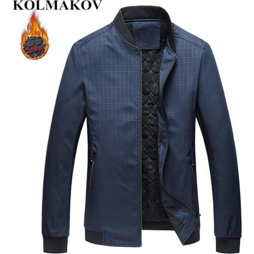 KOLMAKOV 2019 Brand New Bomber Jackets Mens Spring Autumn Casual Outwear Coats Masculino Cotton Liner Waterproof Jacket Men 5XL