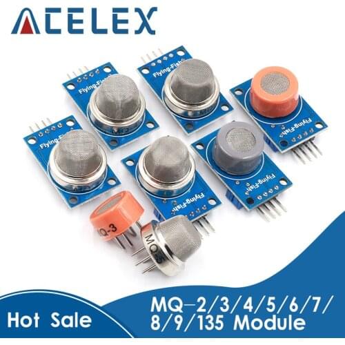 MQ-2 MQ-3 MQ-4 MQ-5 MQ-6 MQ-7 MQ-8 MQ-9 MQ-135 Detection Smoke methane liquefied Gas Sensor Module for Arduino Starter DIY Kit
