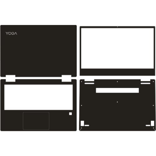 Carbon fiber Laptop Sticker Decals Skin Cover Protector for Lenovo YOGA 720-13IKB 720-13 13.3"