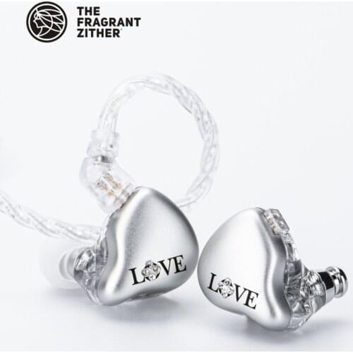 TFZ MY LOVE 4 Dynamic Driver 2 Pin 0.78mm HiFi Audiophile In-Ear Earphones IEM Silver-Plated Fever Grade 1.2M Cable 3.5mm plug
