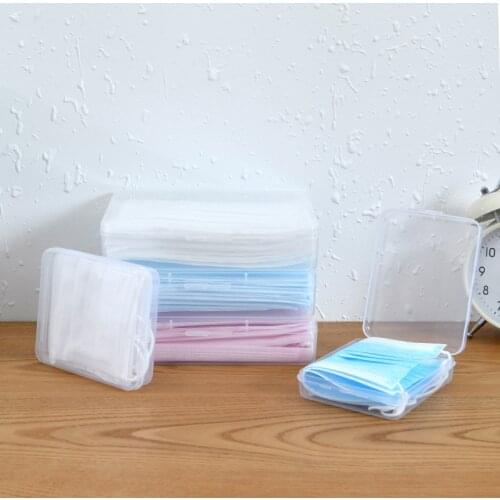 Outdoor Mouth Mask Organizer Storage Box Household Moisture-proof Mask Box Dustproof Storage Mask Container Organizer Holder