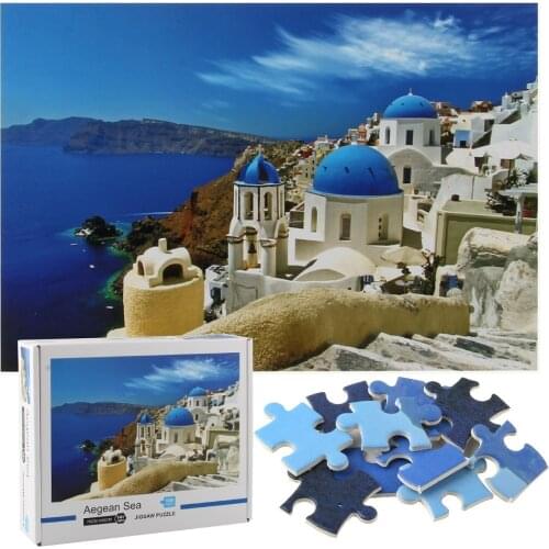 1000 Piece Jigsaw Puzzle, Aegean Sea Floor Puzzle for Kids Adult