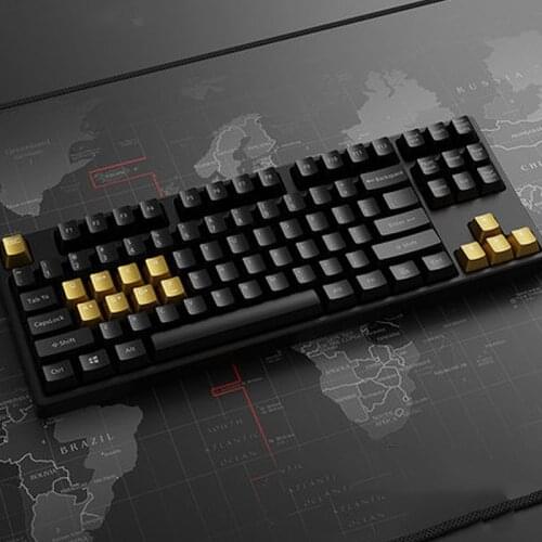 Full Metal Keycaps For Cherry Mx Switch Mechchanical Keyboard Blue Gold Silver Red ESC QWER ASDF Arrow Aluminum Alloy Key Caps