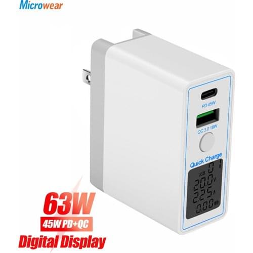 696 QC 3.0 Charger 36W Dual USB Quick Charge Led Display X7B QC 3.0 USB Charger For iPhone Samsung Xiaomi Travel Wall Charger