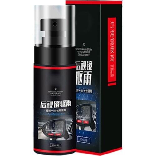 60ml All Purpose Car Glass Coating Agent Anti Rain Fog Spray Coating for Rearview Mirror Cleaner