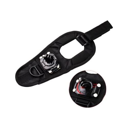 360 Rotation Hand Strap Glove Wrist Band Wrist Mount For Hero 8 7 6 5 4 3+ For Go Pro SJCAM SJ4000Motion camera accessories