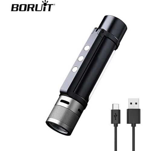 XHP50.2 LED Flashlight Ultra Bright 2835 Camping Light 7-Mode Zoom Waterproof Torch Power Bank Type-C Rechargeable Bicycle Light