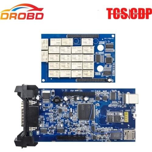 2019 TCS Double PCB Board Bluetooth 2015 R3/2016 R1 Software WOW Optional Cars Trucks Diagnostic Tool Automotive Scaners