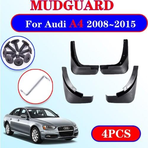 Mudflap for Audi A4 Sedan Saloon B8 2008~2015 Fender Mud Guard Splash Flaps Mudguard Accessories 2009 2010 2011 2012 2013 2014