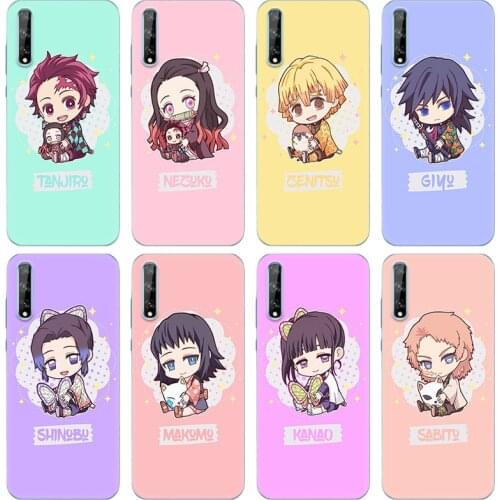 Hot Anime Demon Slayer Soft Silicone Phone Case for Huawei Y5 Lite 2018 Y6 Y7A Y9A Prime 2018 Y9 2019 Y9S Y5P Y6P Y7P Y8P Cover